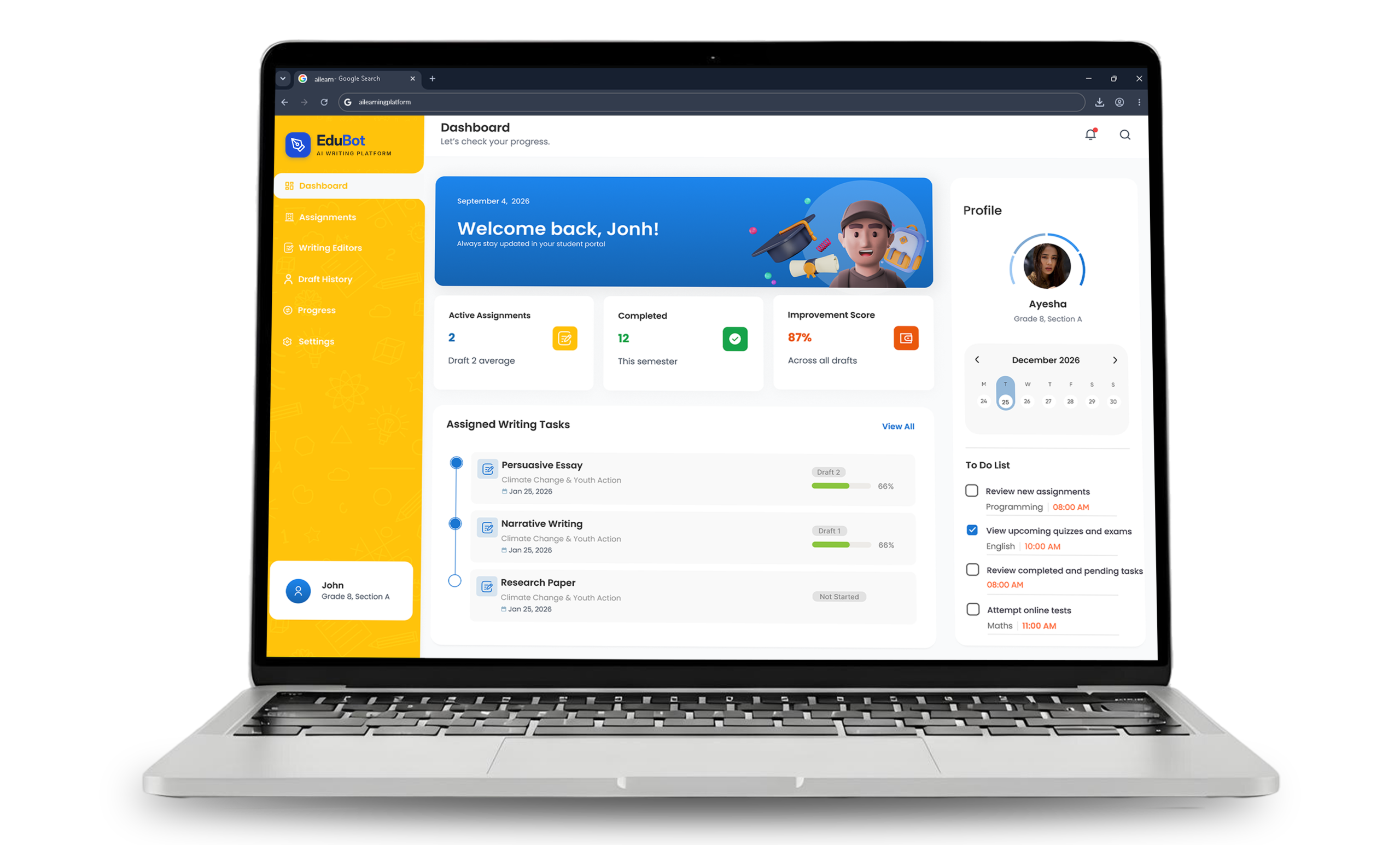 AI WRITING FOR PORTFOLIO