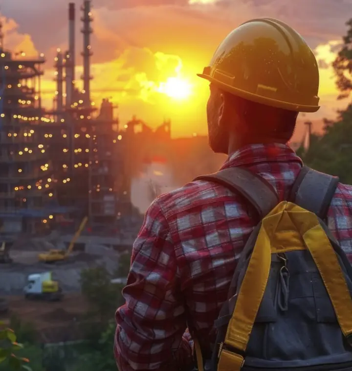 Engineer at an oil and gas facility